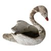 french carved swan statue by gustav boyal