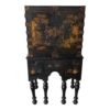 th century english chinoiserie chest on stand