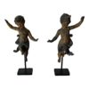 th century french statues a pair