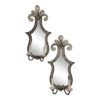 antique neoclassical mirrored sconces a pair