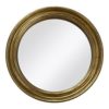 vintage round gilt mirror
