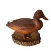s vintage new england hand carved duck