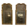 th century gilded mirrors a pair