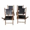 s french leather chairs set of
