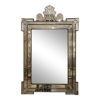 vintage s venetian etched mirror