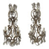 s crystal sconces from italy a pair