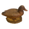 s new england hand carved wood duck