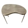 s organic style nickel side table