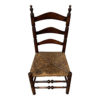 late th century country ladder back chair