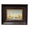 s nautical seascape oil painting framed