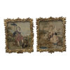 th century french needlepoint pictures a pair