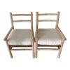 french bamboo armchairs a pair