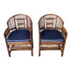 s vintage bamboo brighton chairs a pair