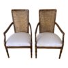 s vintage faux bamboo chairs a pair