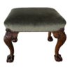 late th century antique english walnut stool
