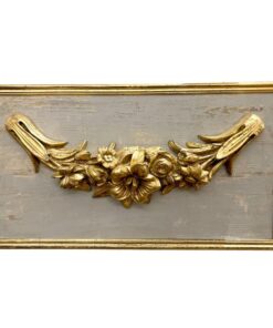 Antique Architectural Fragment circa 1800 Gilded and Framed
