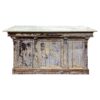 19th Century French Marble Topped Bakery Counter