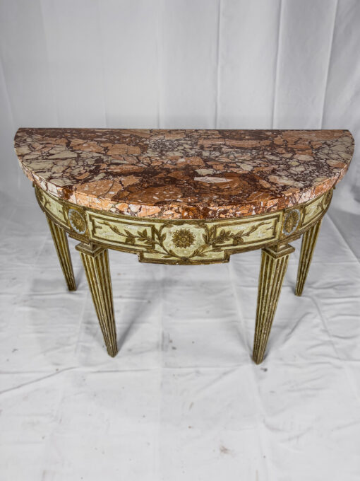 18th c. Italian Console with Marble Top 1