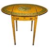 Hand-Painted Drop Leaf Table