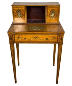 Vintage Inlay and Hand Painted Desk