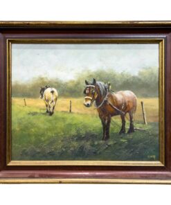 "The Mules" Oil Painting on Canvas