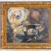1920s Belgian Oil on Canvas Painting “Mallard”