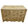 19th Century Louis XV Style French Commode of Lightened Walnut