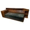 1920's Gaston Poisson Day Bed with Storage Cabinet and Shelves