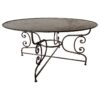 Large Steel Bistro Table