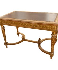 19th Century Empire Style Gold Leaf Library Table / Desk