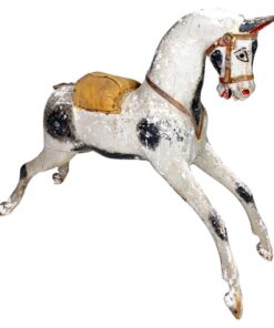19th Century Original Paint Rocking Horse