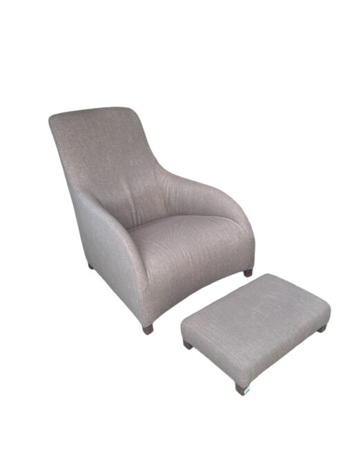 B&B Italia Kalos Lounge Chair and Ottoman by Antonio Citterio 3