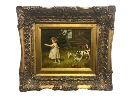 Signed Oil on Panel By Henry Bingham 3