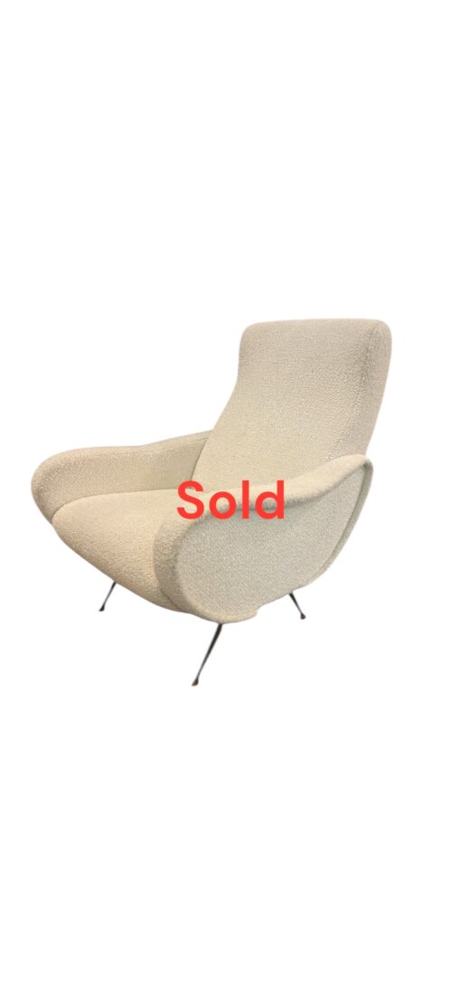 20th Century Italian Zanuso style Lounge Chair