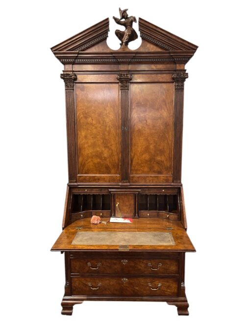 Baker Mahogany Secretary with Bookcase