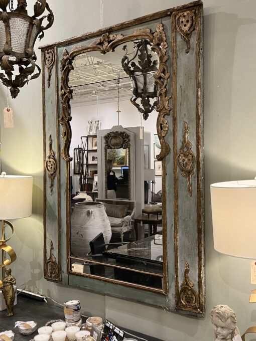 19th C French Trumeau Mirror