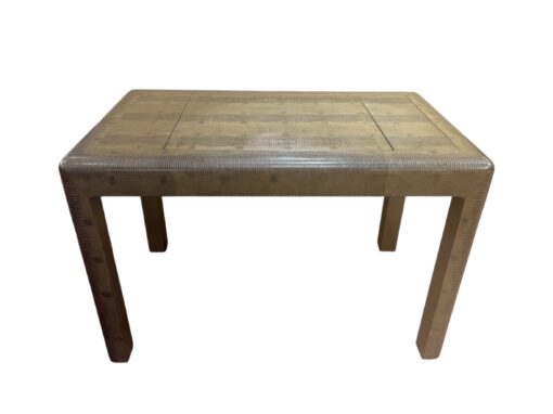 Karl Springer Game Table in Embossed Lizard