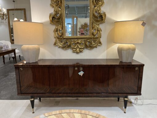 1960's French Macassar Ebony Credenza