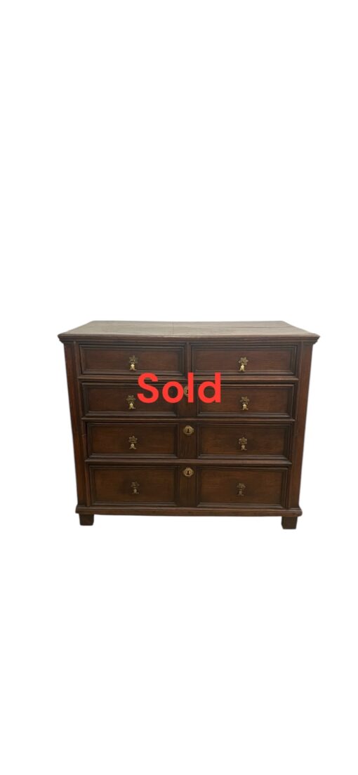 17th Century William and Mary 5 Drawer Chest