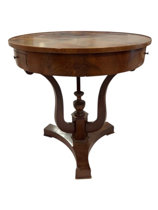 19th Century Biedermeier Style Drum Table