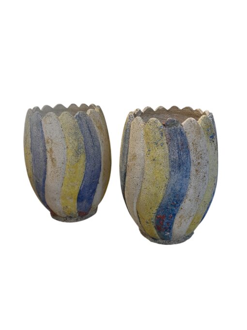 Fabulous Pair of French Tulip Planters