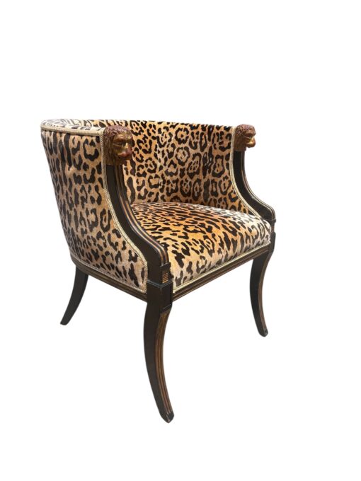 1920's Hollywood Regency Empire Style Armchair